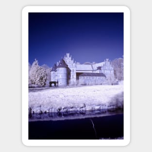 Castle of Herten in infrared Sticker